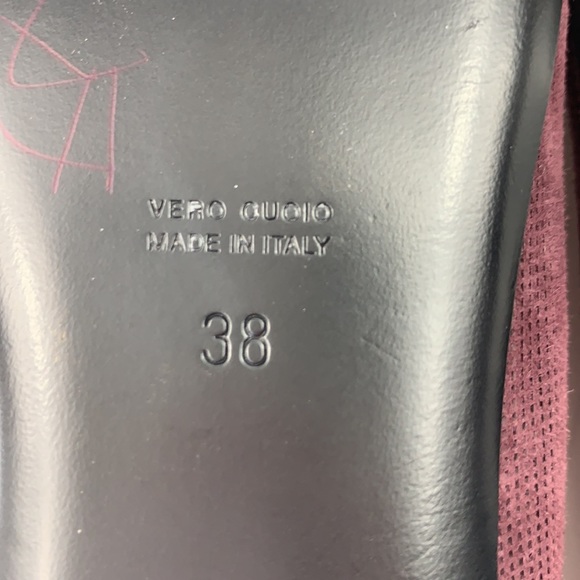 Ballin Metallic Burgundy Wine Loafer Flats NWOT size 8 - Picture 7 of 8